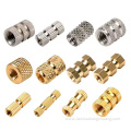 Knurled metal brass threaded inserts nut